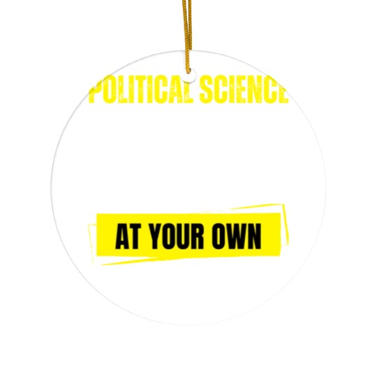 Political Science Major Ceramic Ornaments