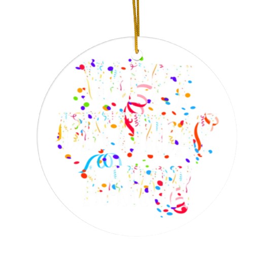 Happy Aaron First Name Colorful Bday Ceramic Ornaments