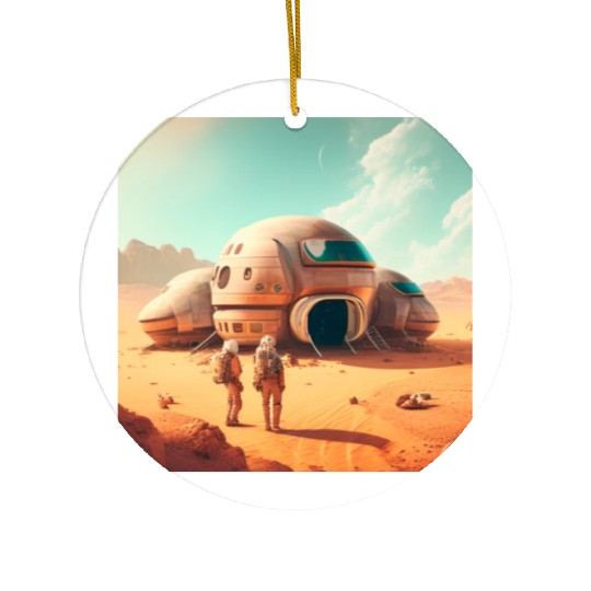 mars Ceramic Ornaments