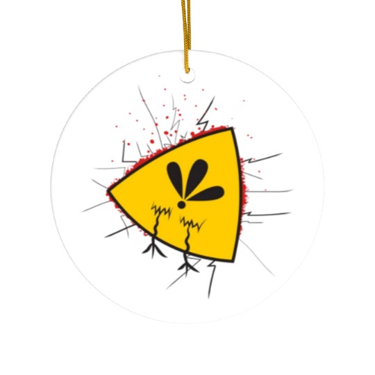 Angry bird Ceramic Ornaments