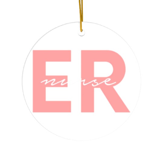 Er Nurse Emergency Room Registered Nurse Ceramic Ornaments