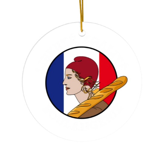 Bastille Day Marianne Of France French Revolution Ceramic Ornaments
