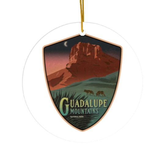 guadalupe mts national park Ceramic Ornaments