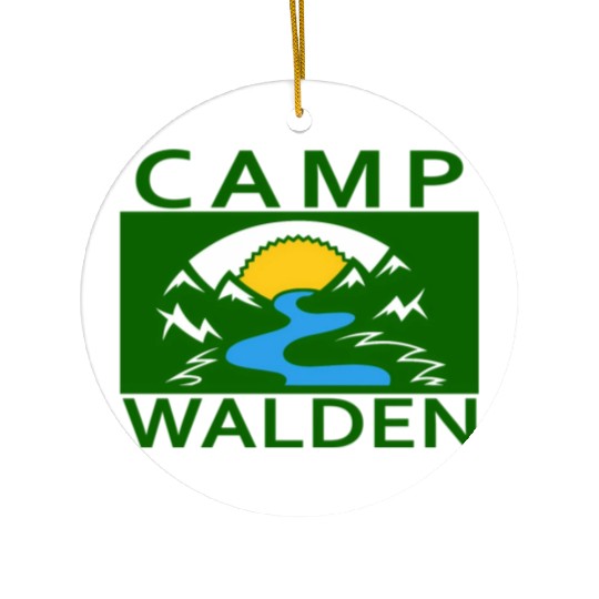 Camp Walden An Adventure A Summer Camp Ceramic Ornaments