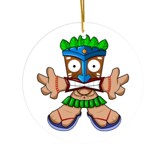 Tiki Surprise Ceramic Ornaments