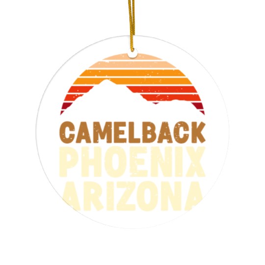 Phoenix Arizonna Mountain fan Summit Climbing Ceramic Ornaments