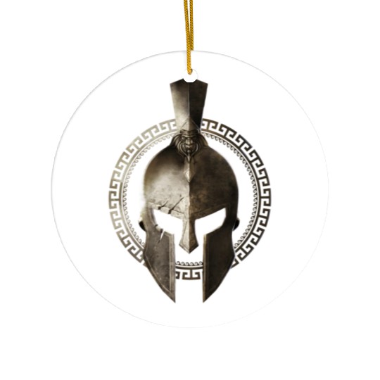 Spartan Helmet Warrior Gladiator Workout Sparta Gr Ceramic Ornaments