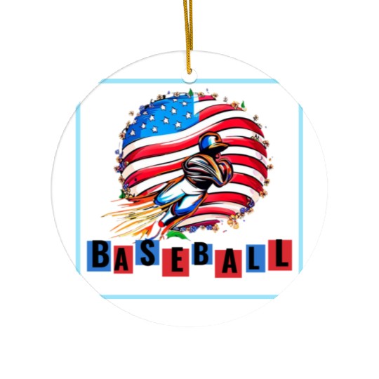 American Game How Baseball Became a National Icon Ceramic Ornaments