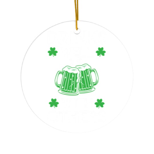 Green Beer St Patrick'S Day Ceramic Ornaments