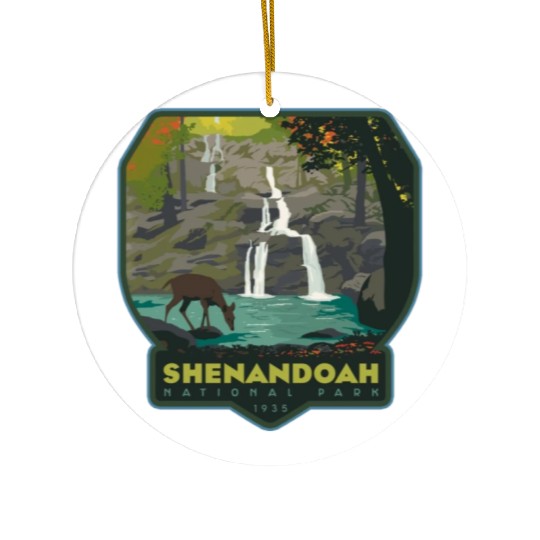 shenandoah national park Ceramic Ornaments