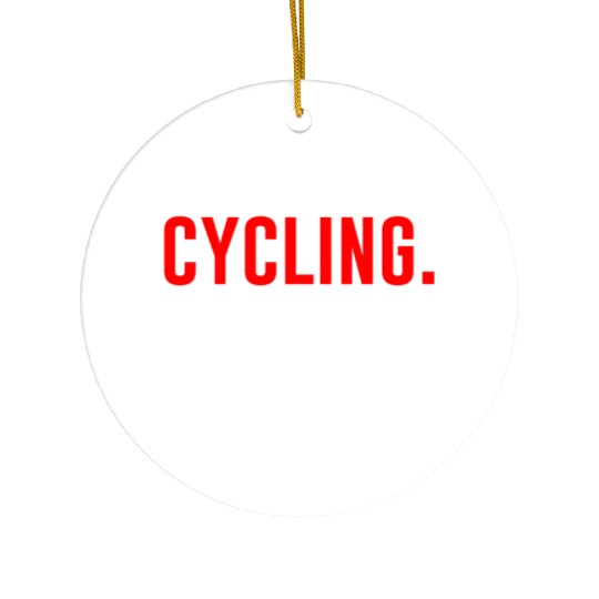 Best Cycling Dad Ever Ceramic Ornaments
