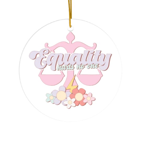 Equality Hurts No One, LGBT Pride Month Ceramic Ornaments