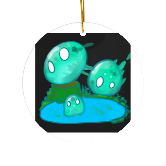 Swamp Slime Ceramic Ornaments