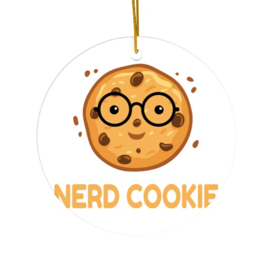 Nerd Cookie Cookies Candy Ceramic Ornaments
