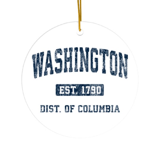 Washington Dc Athletic Sports Ceramic Ornaments
