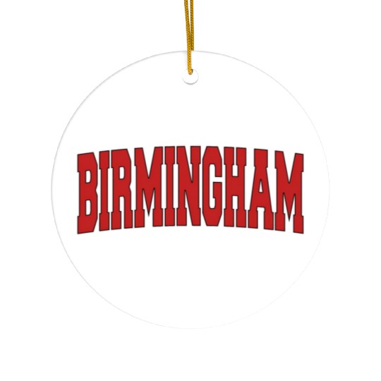 Birmingham Varsity Style Uk Sports Ceramic Ornaments