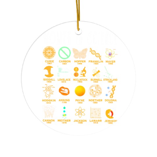 In Science Ceramic Ornaments