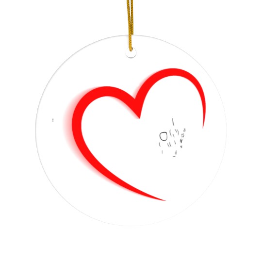 I Love My Dad Ceramic Ornaments