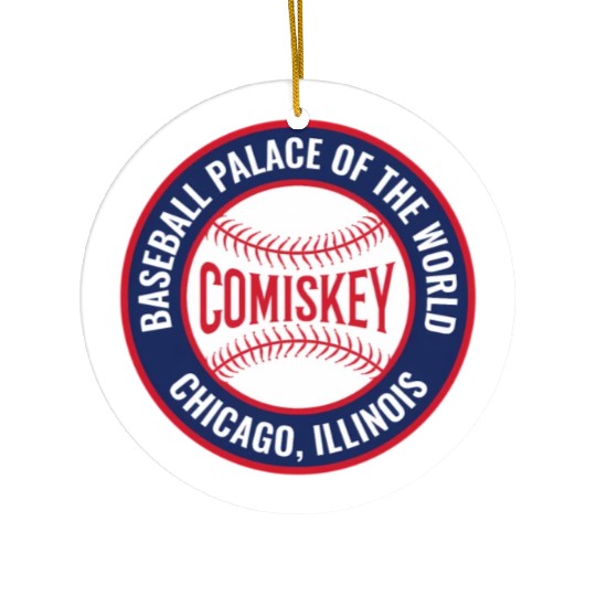 Comiey Park Chicago Ceramic Ornaments