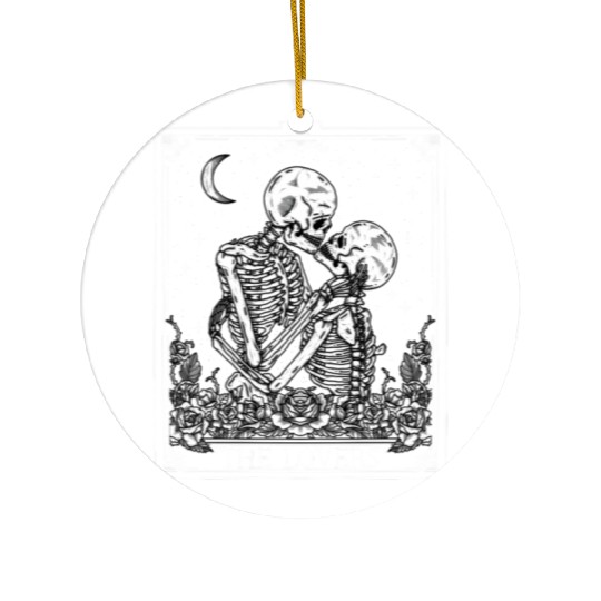 The Tarot Card Astrology Goth Halloween Ceramic Ornaments