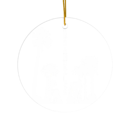 Los Angeles La California Ceramic Ornaments