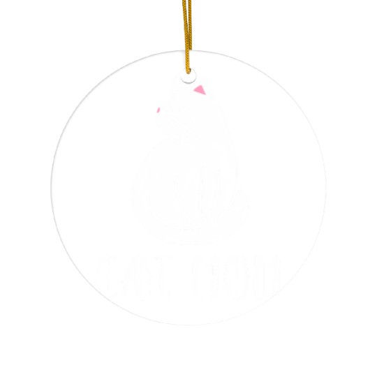 Cat Mom Kitty Cats Moms Crazy Cat Lady Ceramic Ornaments