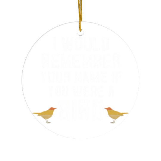 Bird Bird Watcher Birding Ornithology Ceramic Ornaments