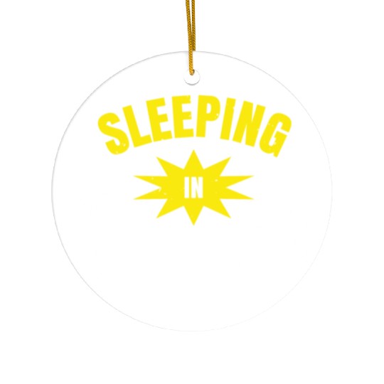 Sleeping In Traffic Ceramic Ornaments