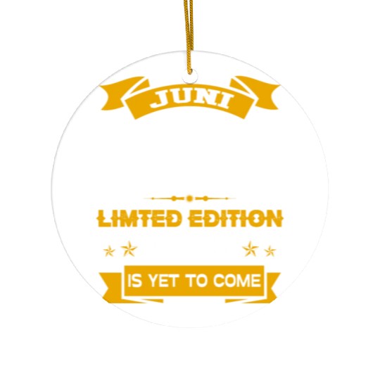 June 1963 Birthday Surprise Ceramic Ornaments