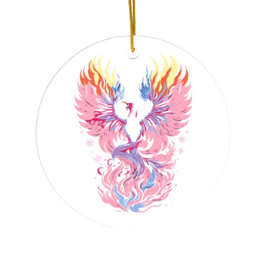 Trans Phoenix 2 Ceramic Ornaments