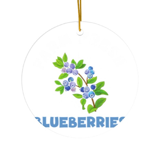 Blueberries Graphics Blueberry Farmer Blueberry Ceramic Ornaments