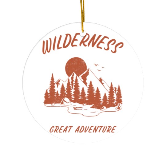 Wilderness Great Adventure Ceramic Ornaments