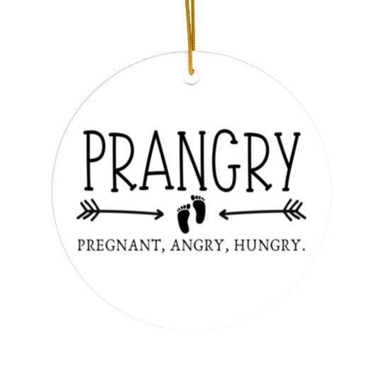 Prangry Pregnancy Announcement Prangry Definition Ceramic Ornaments