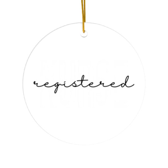 Registered Nurse Rn Emergency Room Nurse Ceramic Ornaments