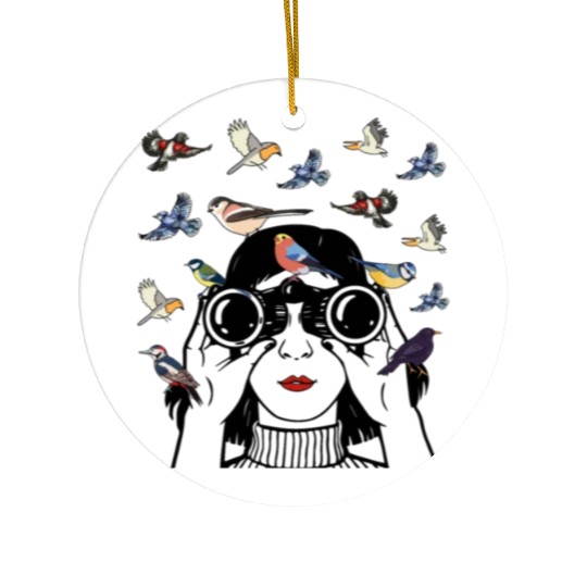 Bird Lover Birdwatching Bird Whisperer Ceramic Ornaments