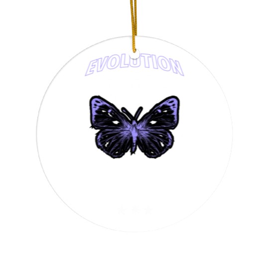 Butterfly Evolution Ceramic Ornaments