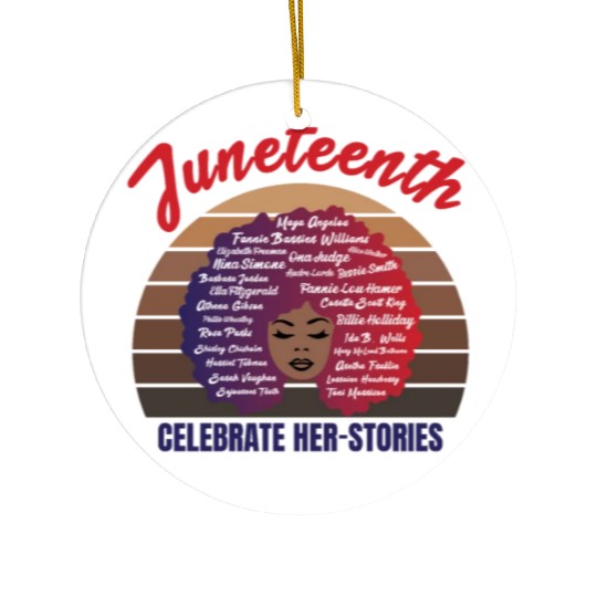 Juneteenth and African American History Ceramic Ornaments
