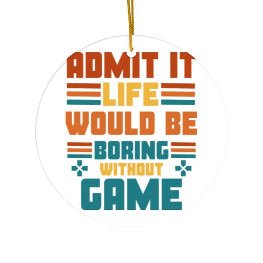 Video Game Ceramic Ornaments