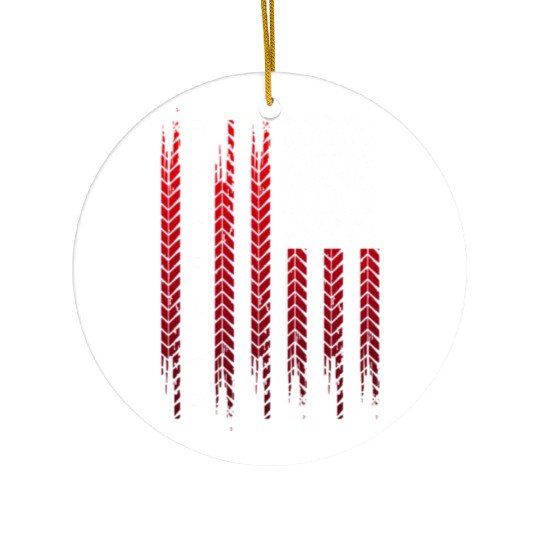 American Flag Motocross Motocross Dirt Ceramic Ornaments