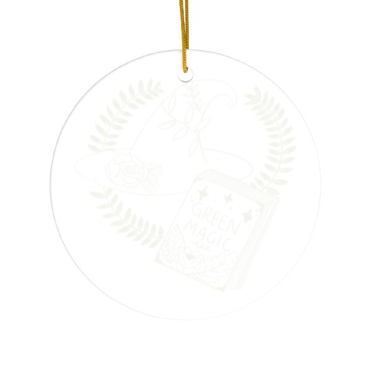 Green Magic Plants Ceramic Ornaments