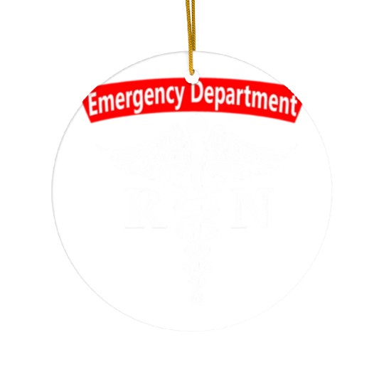Emergency Department Nursing Er Registered Nurse Ceramic Ornaments