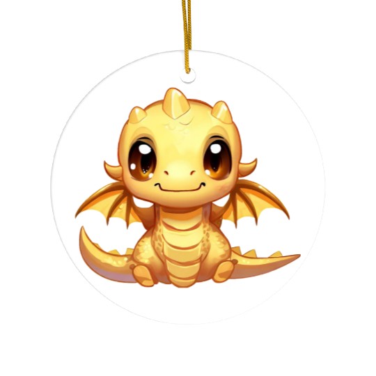 Cute Dragon Reptile Ceramic Ornaments