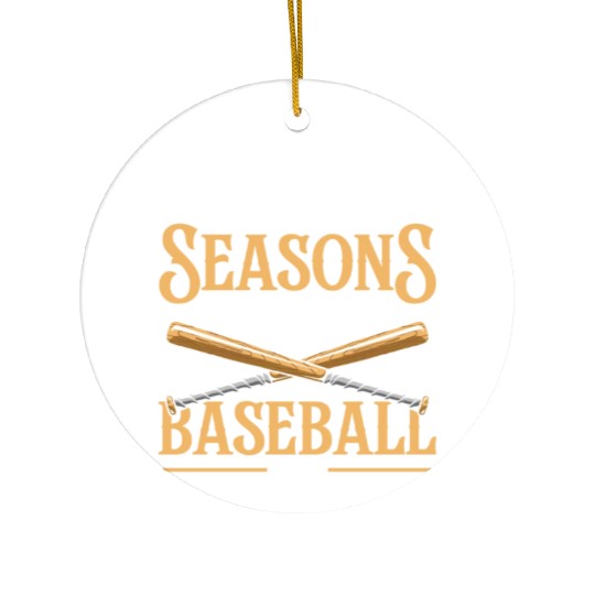 Baseball Bat Team Coach Ceramic Ornaments