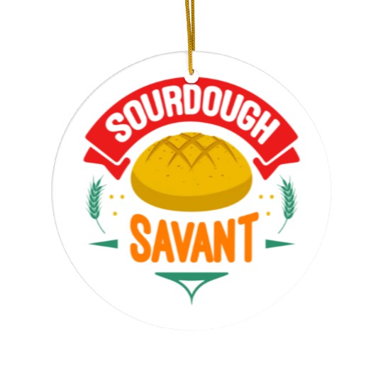 Sourdough Savant Bread Baker Ceramic Ornaments