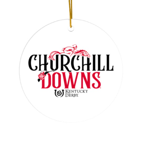 Officially Licensed Kentucky Derby Churchill Ceramic Ornaments