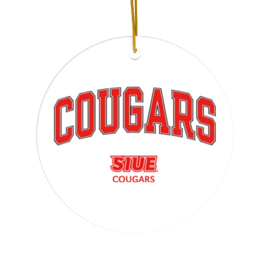Southern Illinois Edwardsville Cougars Arch Ceramic Ornaments