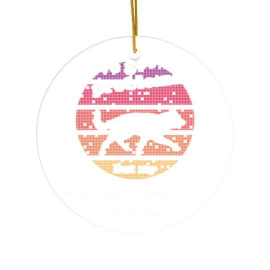 99 Problems But Dog Ain'T One Ger Ceramic Ornaments