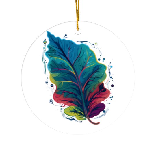 Colorful Leaf Autumn Fall Leaves Foliage Plant Ceramic Ornaments