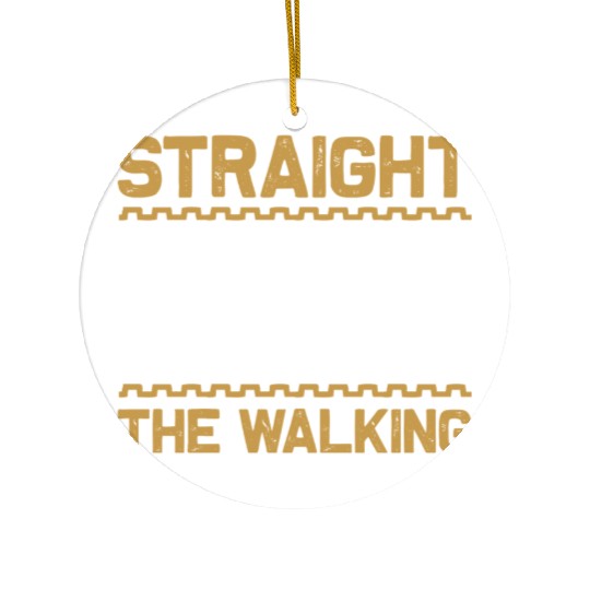 Walking Straight Ceramic Ornaments