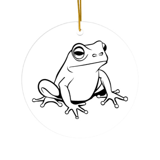 Frog Amphibian Toad Ceramic Ornaments